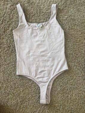 Blue Rain Light Pink Women's Scoop Neck Bodysuit